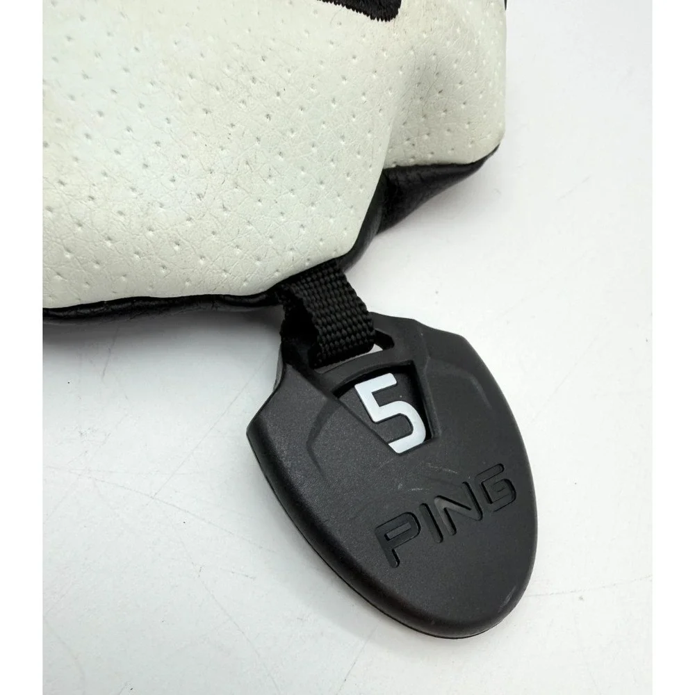 PING G430 Fairway Wood Headcover Golf Black White Chartreuse Adjustable Tag OEM